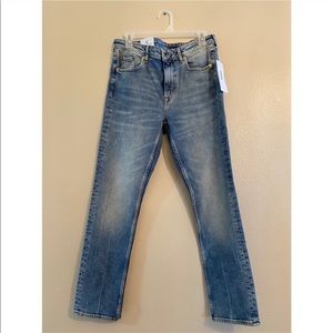 H&M high waist slim ankle jeans NWT